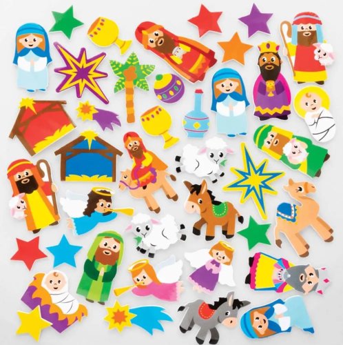 Nativity Foam Stickers (Pack of 200)