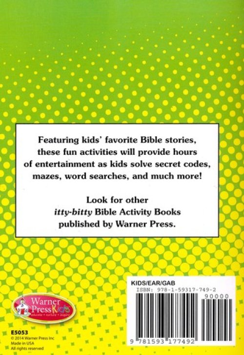 Itty Bitty: Bible Fun Activity Book