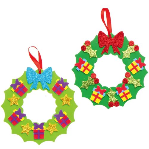 Christmas Wreath Kit (Pack of 8)