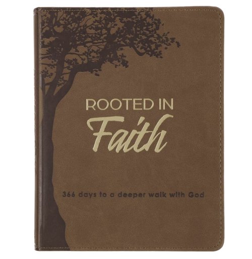 Devotional Rooted in Faith Faux Leather