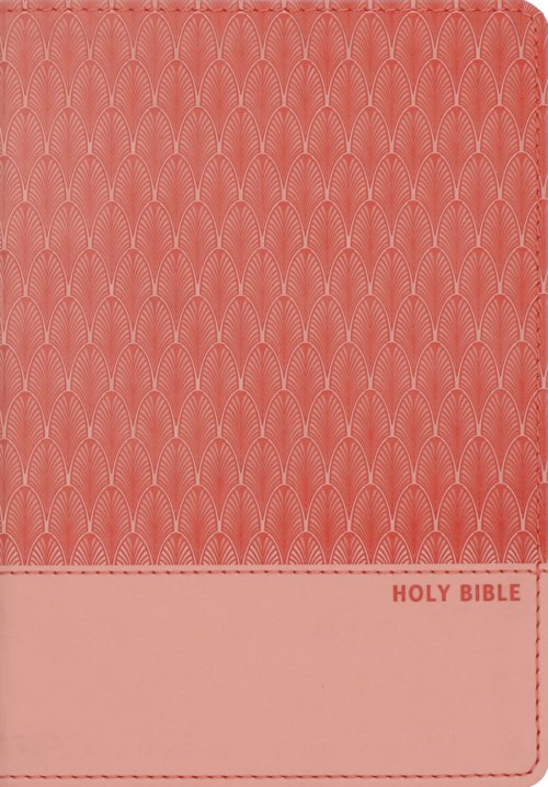 NRSVue, Holy Bible, Compact, Leathersoft, Peach, Comfort Print