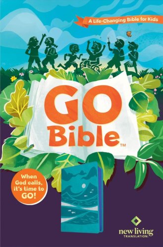 NLT Go Bible for Kids  (LeatherLike, Teal Ocean)