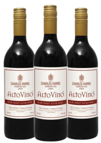 Pack of 3 Communion Wine - Ruby Red - Charles Farris