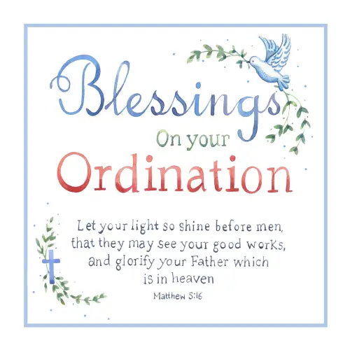 Ordination Card