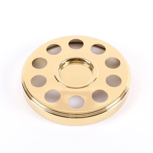 Communion-Goldtone-(Deluxe)-Mini Bread Plate Tray & Bread Disc