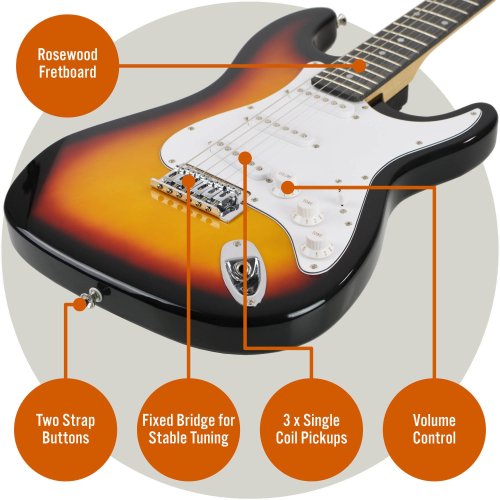 3rd Avenue Electric Guitar Pack - Sunburst