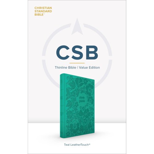 CSB Thinline Bible, Value Edition, Teal LeatherTouch