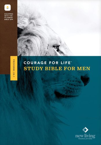 NLT Courage For Life Study Bible for Men, Filament Enabled (Softcover)