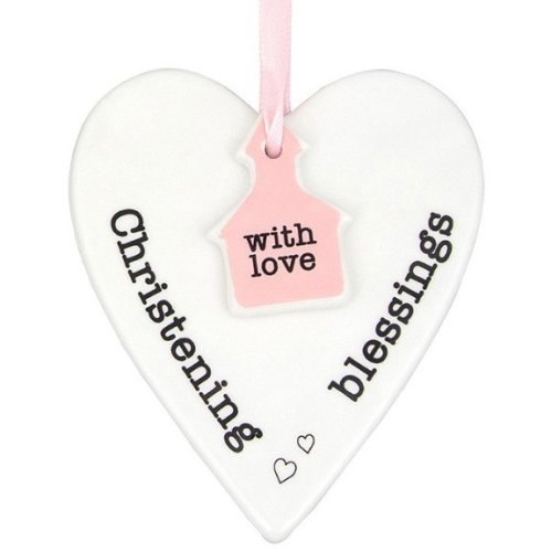 Keepsake Heart Christening Girl