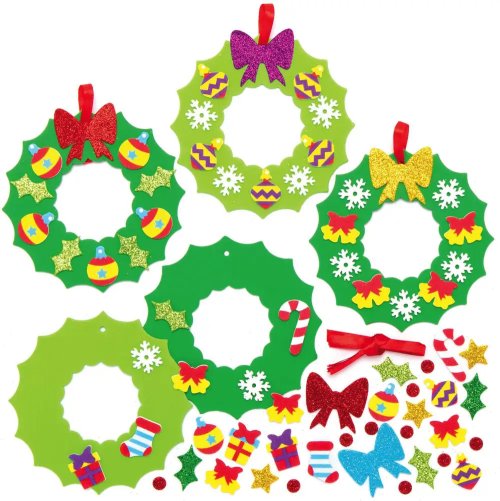 Christmas Wreath Kit (Pack of 8)