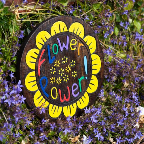 Flower Power Plaque