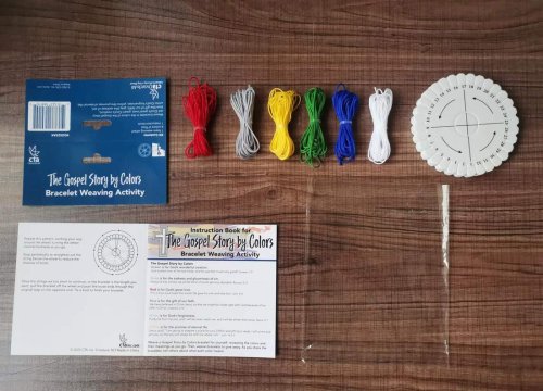 The Gospel Story by Colours Bracelet Weaving Activity