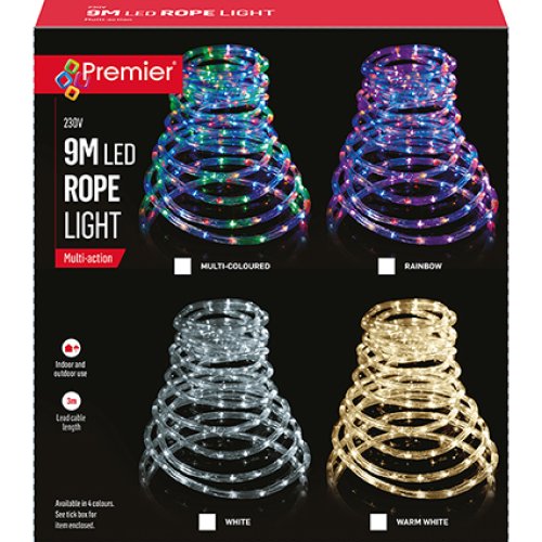 9M Rope Light Multi colour LEDS