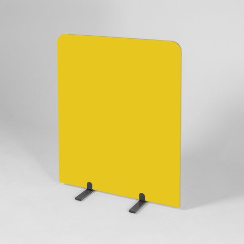 90 x 100cm Yellow Curve Screen with Black Frame (BusyScreen)