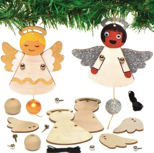 Angel Wooden Puppet Decoration Kits