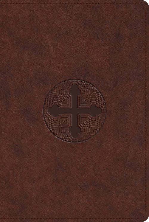 ESV Bible with Creeds and Confessions (TruTone, Brown, Cross Trefoil Design)