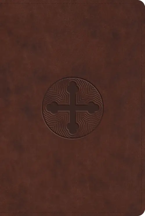 ESV Bible with Creeds and Confessions (TruTone, Brown, Cross Trefoil Design)