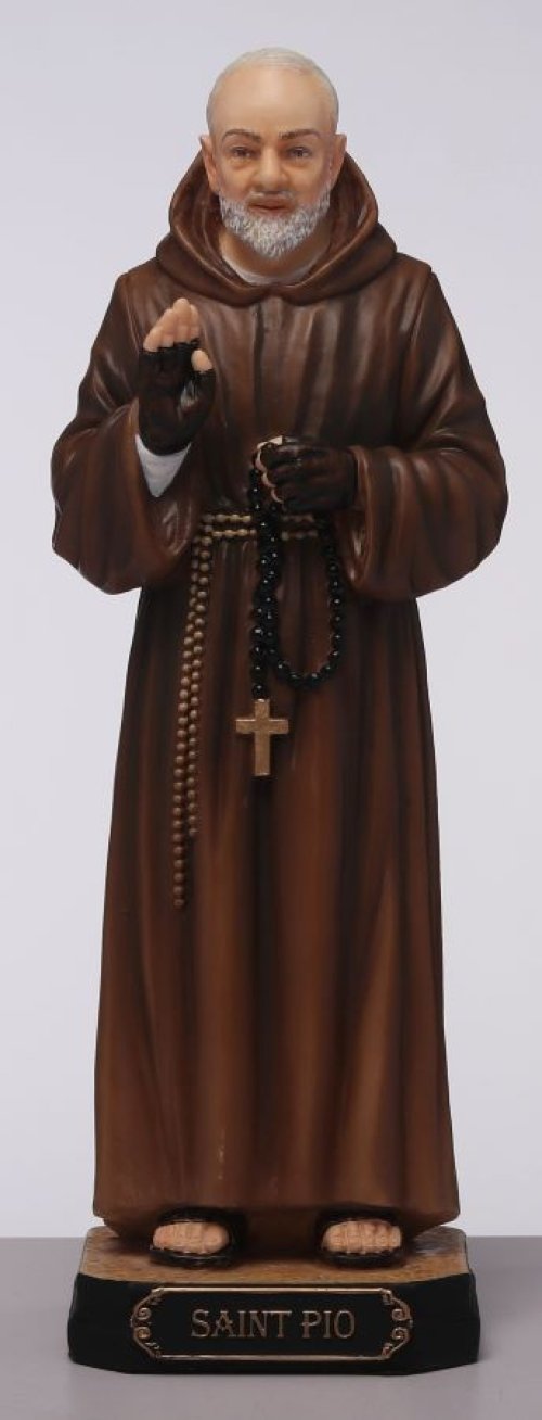 6" Saint Pio Veronese Resin Statue