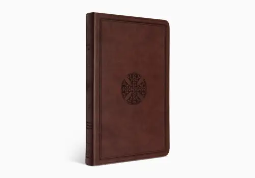 ESV Value Thinline Bible, TruTone, Brown, Mosaic Cross Design