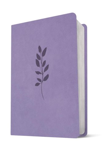 NLT Giant Print Premium Value Bible, Filament Enabled (LeatherLike, Lavender Vine)