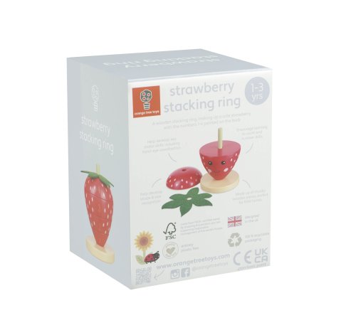 Strawberry Stacking Ring (FSC®)