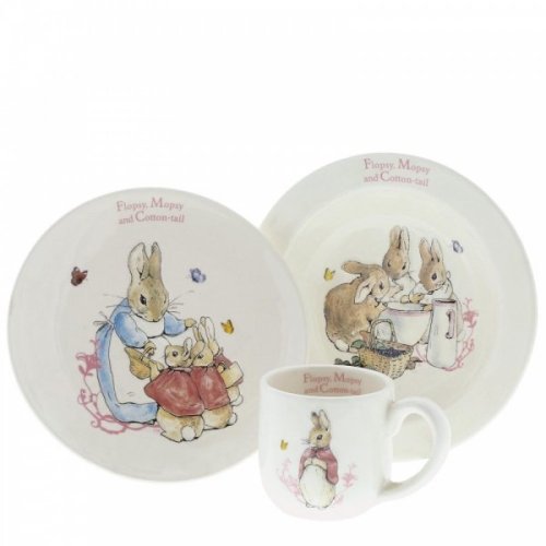 Flopsy, Mopsy & Cotton-tail Three-Piece Nursery Set