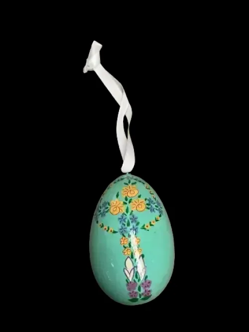 Large Hanging Egg - Blue