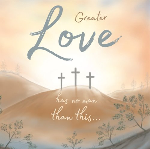 Easter Mini Cards - No Greater Love (Pack Of 5)