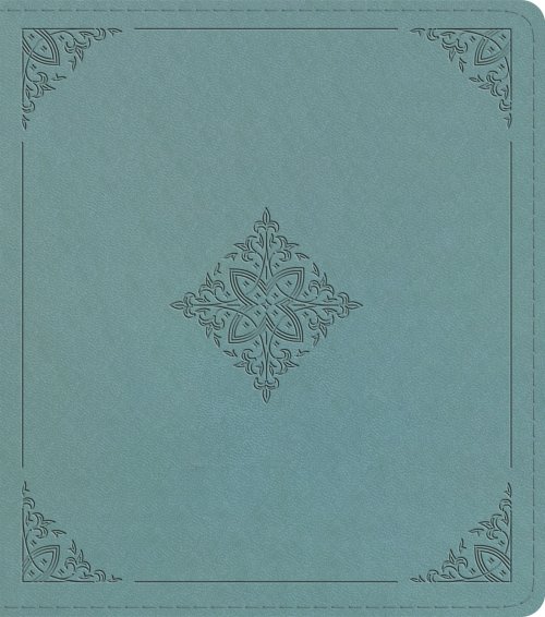 ESV Journaling Study Bible (TruTone over Board, Paris Sky, Fleur-de-lis Design)