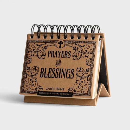 Prayers and Blessings Large Print Perpetual Calendar