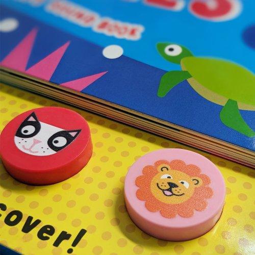 My First Animals - Press and Play Silicone 5 Button Sound Books