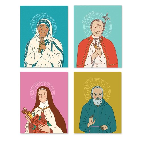 Modern Saints Greeting Cards (set of 8)