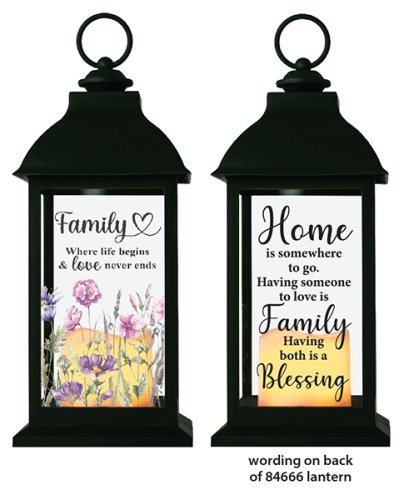 Family Blessing LED Lantern Candle