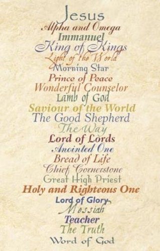 Postcard: Names of Jesus (Package of 25)