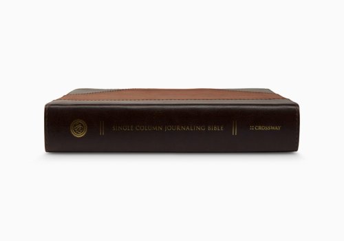 ESV Single Column Journaling Bible (TruTone, Brown/Cordovan, Portfolio Design)