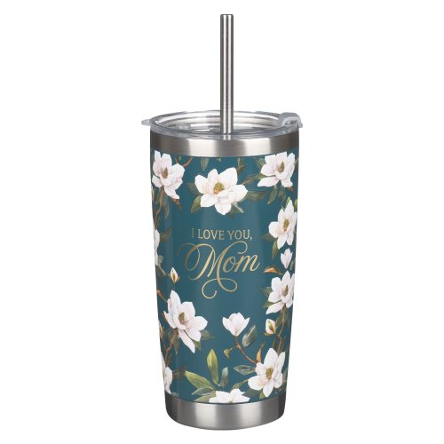 Tumbler SS Dk. Teal Love You Mom Prov. 31:25