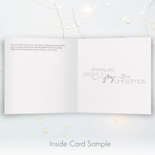 Jesus Luxury Christmas Card (Pack of 10)