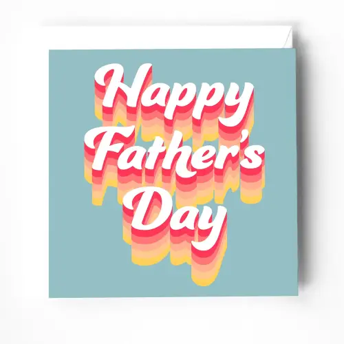 Father's Day Christian greeting card with bible verse