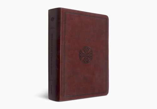 ESV Journaling Bible, Interleaved Edition (TruTone, Mahogany, Mosaic Cross Design)