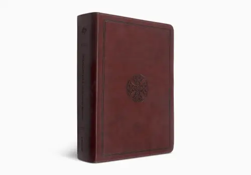 ESV Journaling Bible, Interleaved Edition (TruTone, Mahogany, Mosaic Cross Design)