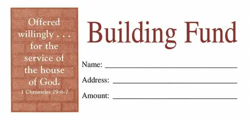 Offering Envelope: Building Fund (Package of 100)