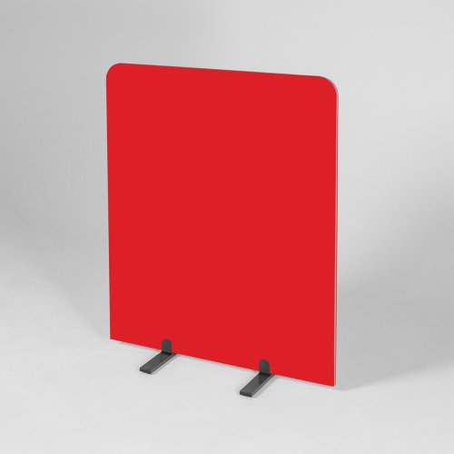 120 x 120cm Scarlet Curve Screen with Black Frame (BusyScreen)