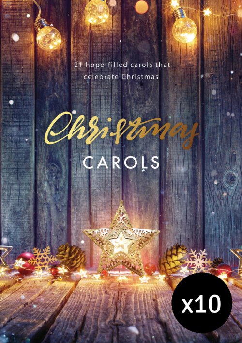 x10 Christmas Carols Song Sheet