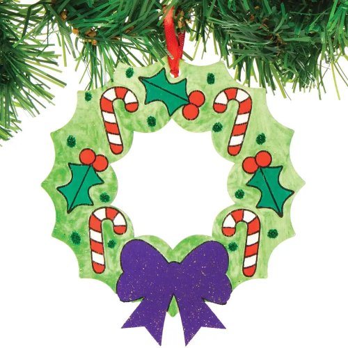 Christmas Wreath Decorations (Pack of 10)