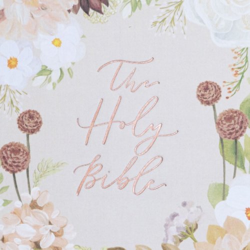 KJV Notetaking Bible, Large Print Hosanna Revival Edition, Blush Cloth Over Board