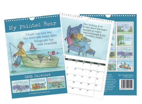 My Painted Bear 2025 Wall Calendar