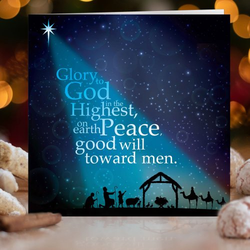 Starlight (Pack of 10) Christian Christmas Cards