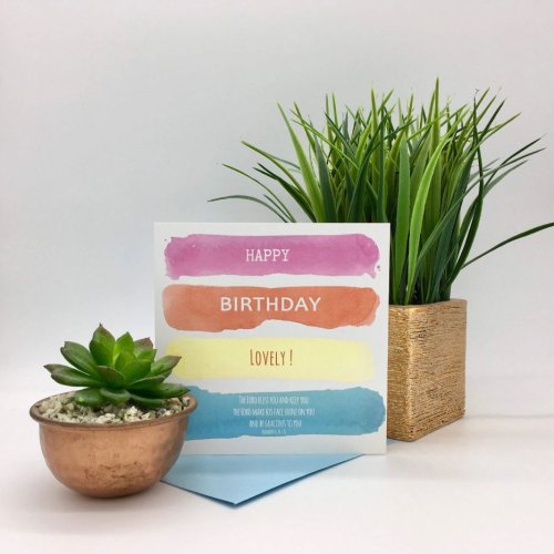 Happy Birthday Lovely Single Card