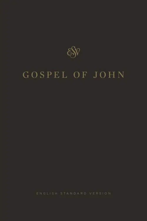 ESV Gospel of John (Paperback, Black)