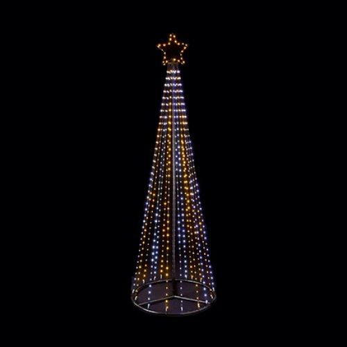 2.1M 580 LED Flexibright Pyramid Tree